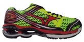 Tênis Mizuno Wave Creation 13 Verde Limão com Vermelho