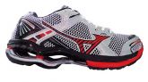 Tênis Mizuno Wave Creation 11 Prata e Vermelho