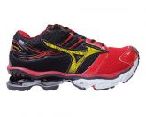 Tênis Mizuno Wave Creation 14 Preto e Vermelho