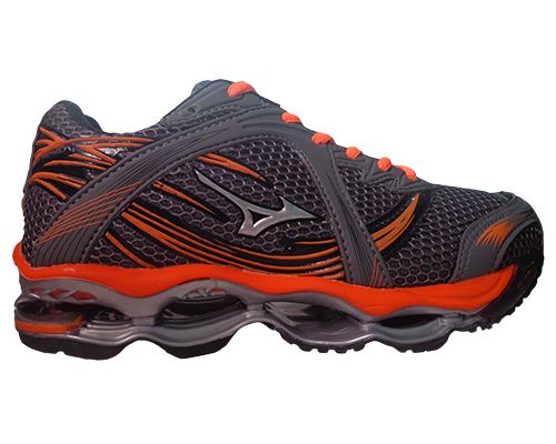 Tênis Mizuno Prophecy Grafite e Laranja
