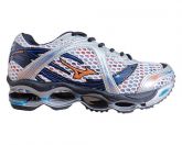 Tênis Mizuno Prophecy Branco Prata e Azul
