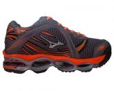 Tênis Mizuno Prophecy Grafite e Laranja