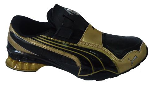 Tênis Puma Disc Cell Torino 2011 Preto e dourado