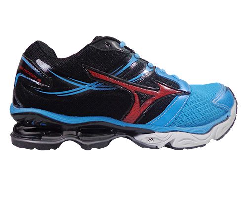 Tênis Mizuno Wave Creation 14 Preto e Azul