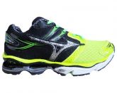 Tênis Mizuno Wave Creation 14 Preto e Verde