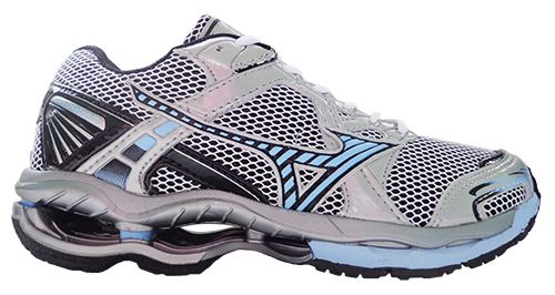 Tênis Mizuno Wave Creation 11 Prata e Azul Bebê